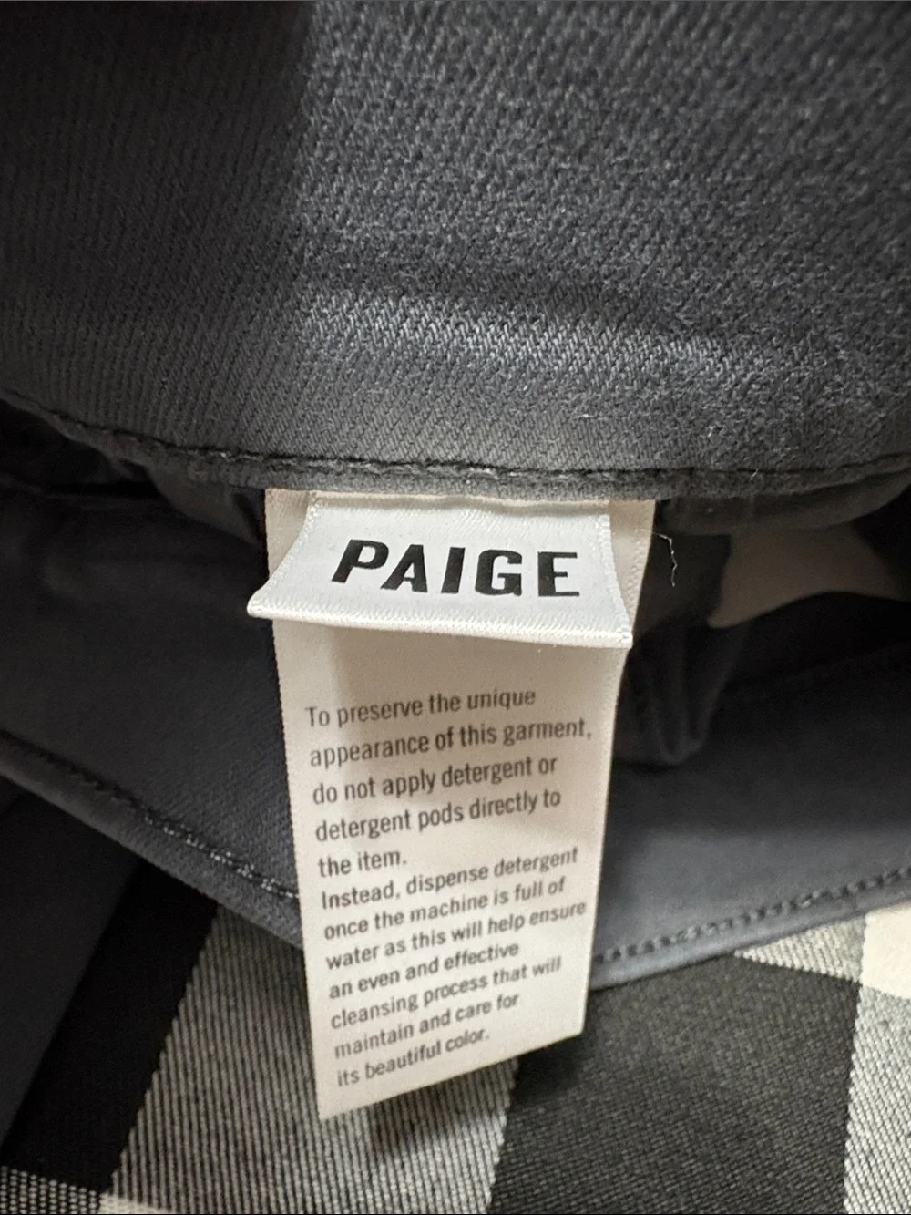 PAIGE Transcend Federal Slim Straight Jean Vintage Onyx Blue Men 32 x 28.5